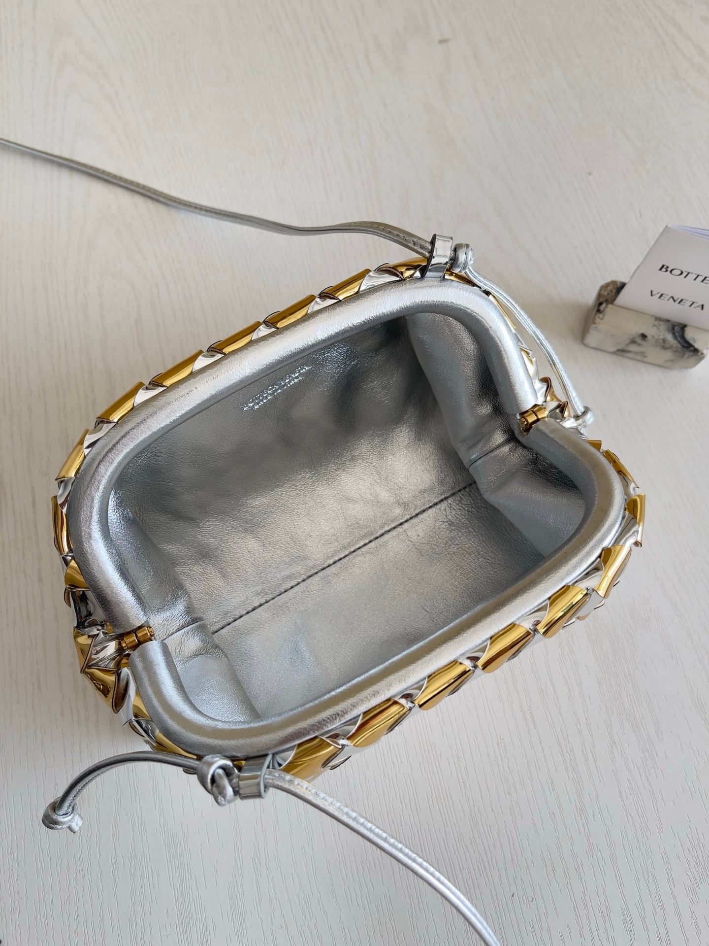 Metallic Mini Pouch Bottega Veneta 778504