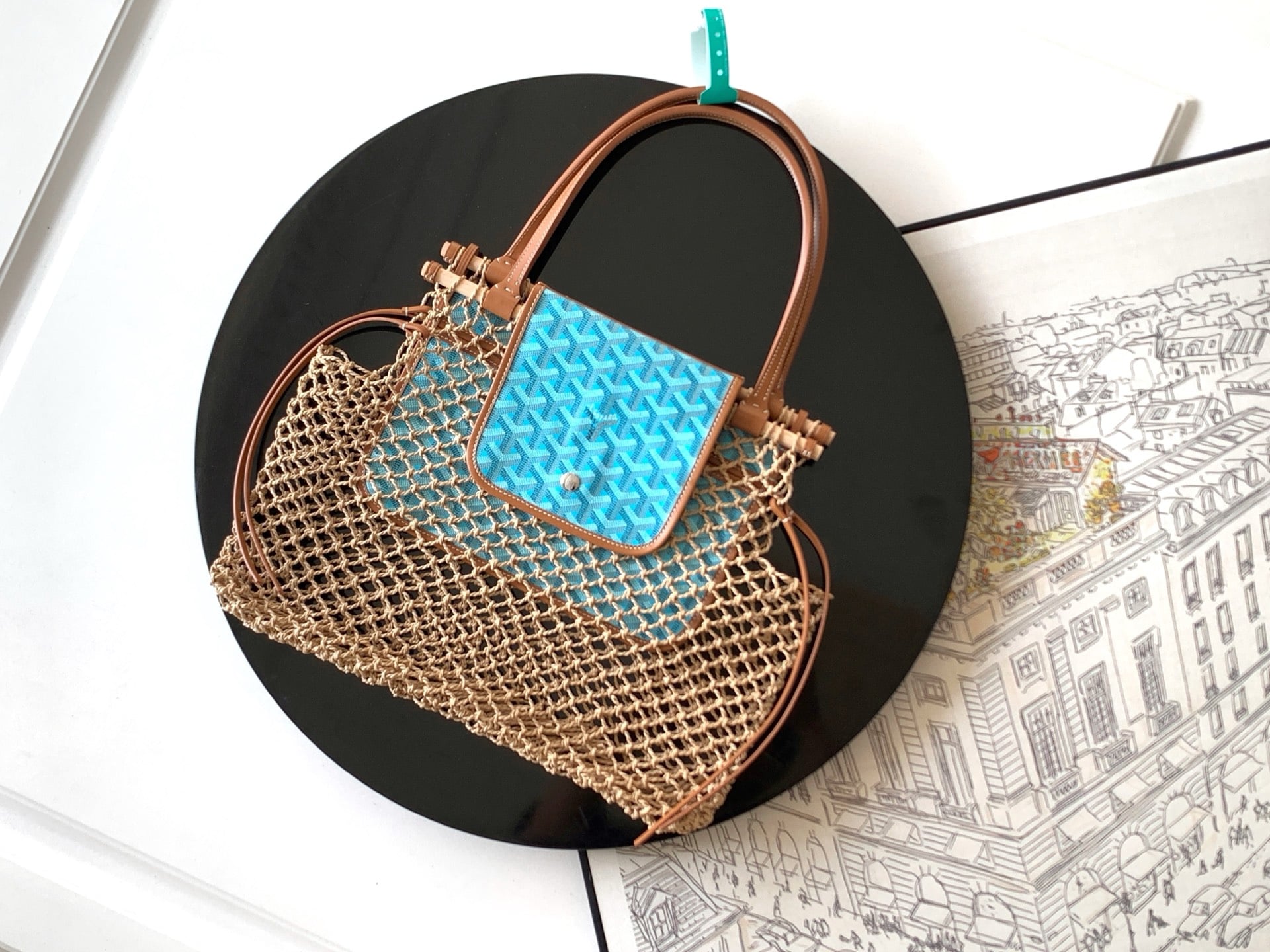 Aligre - бирюзовый Goyard 020182.A1