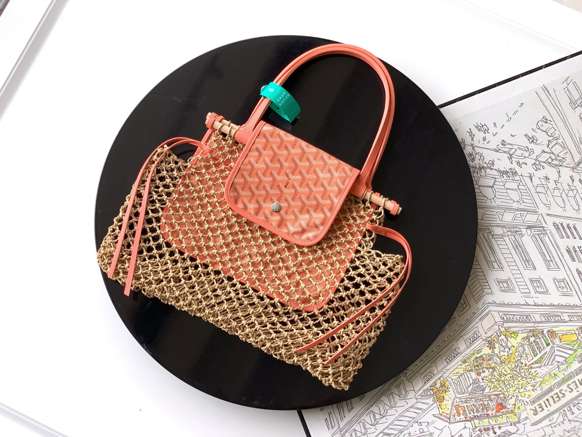 Aligre - кораллово-розовый Goyard 020182.A3