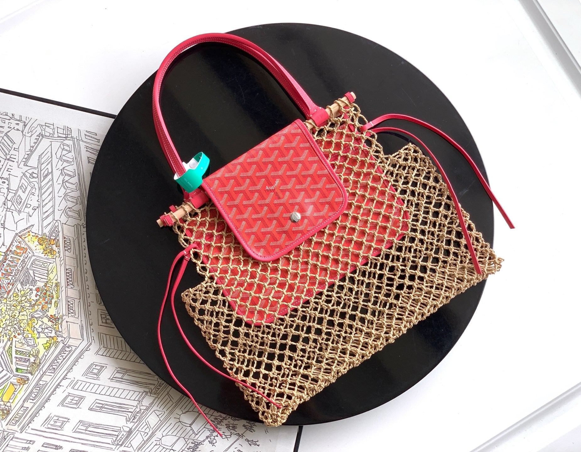 Aligre - розовый Goyard 020182.A4
