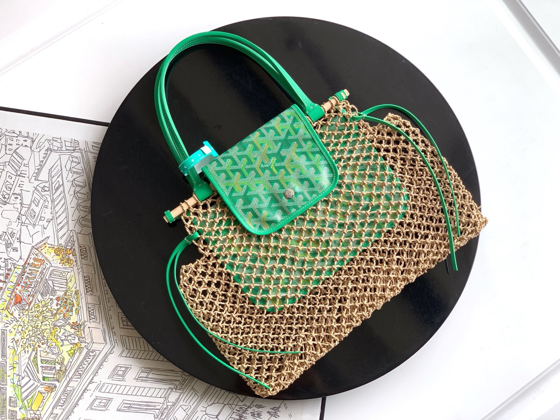 Aligre - фиолетовый ирис Goyard 020182.A7