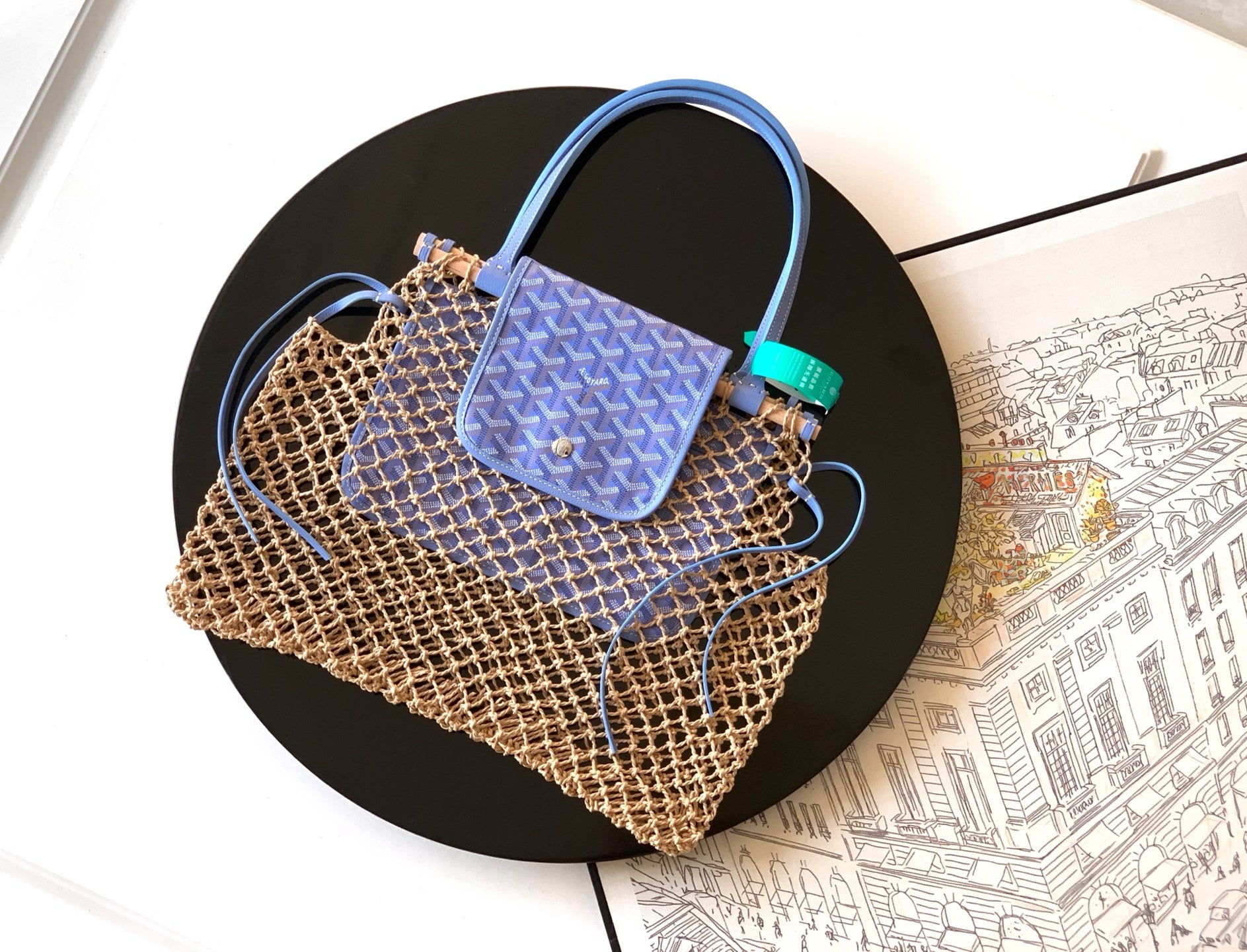 Aligre - фиолетовый ирис Goyard 020182.A8