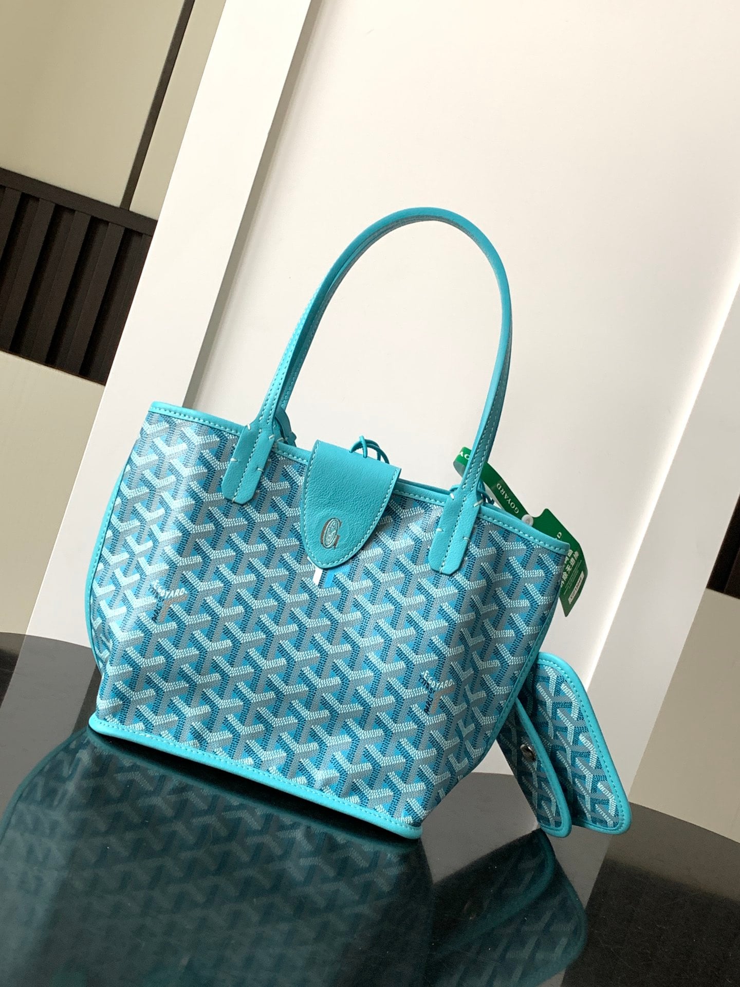 Anjou Mini - бирюзовый Goyard 2321.A1