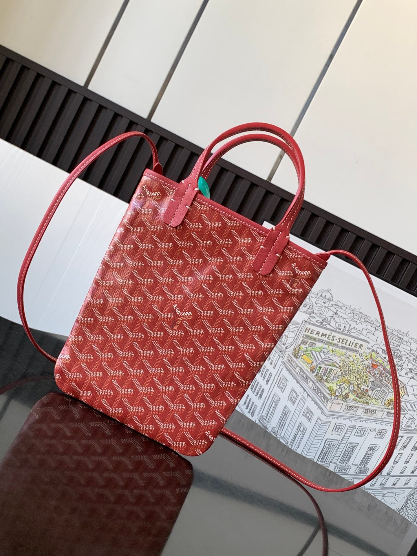 Anjou Mini - красный Goyard 020157.A9