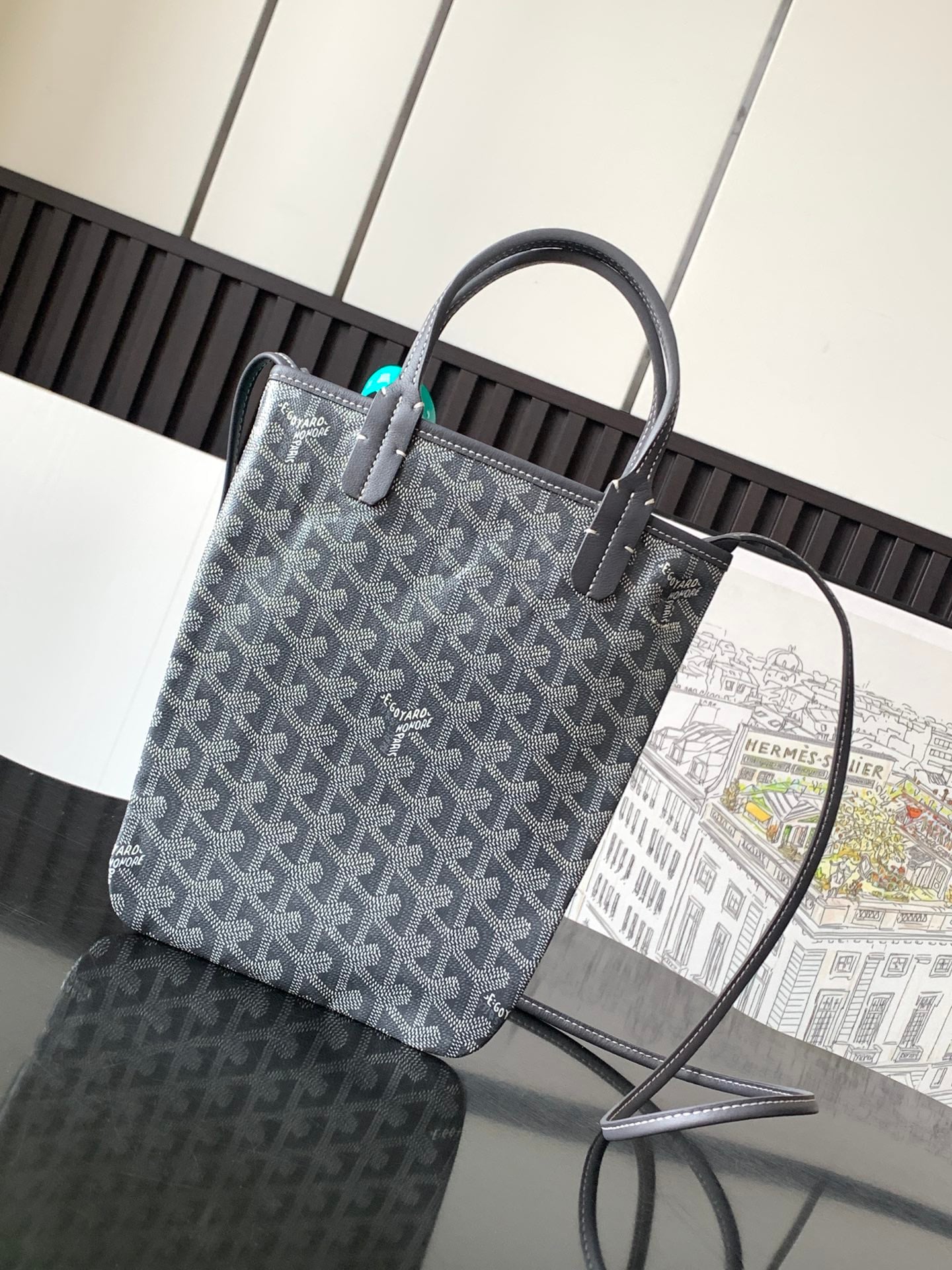 Anjou Mini - серый Goyard 020157.A11
