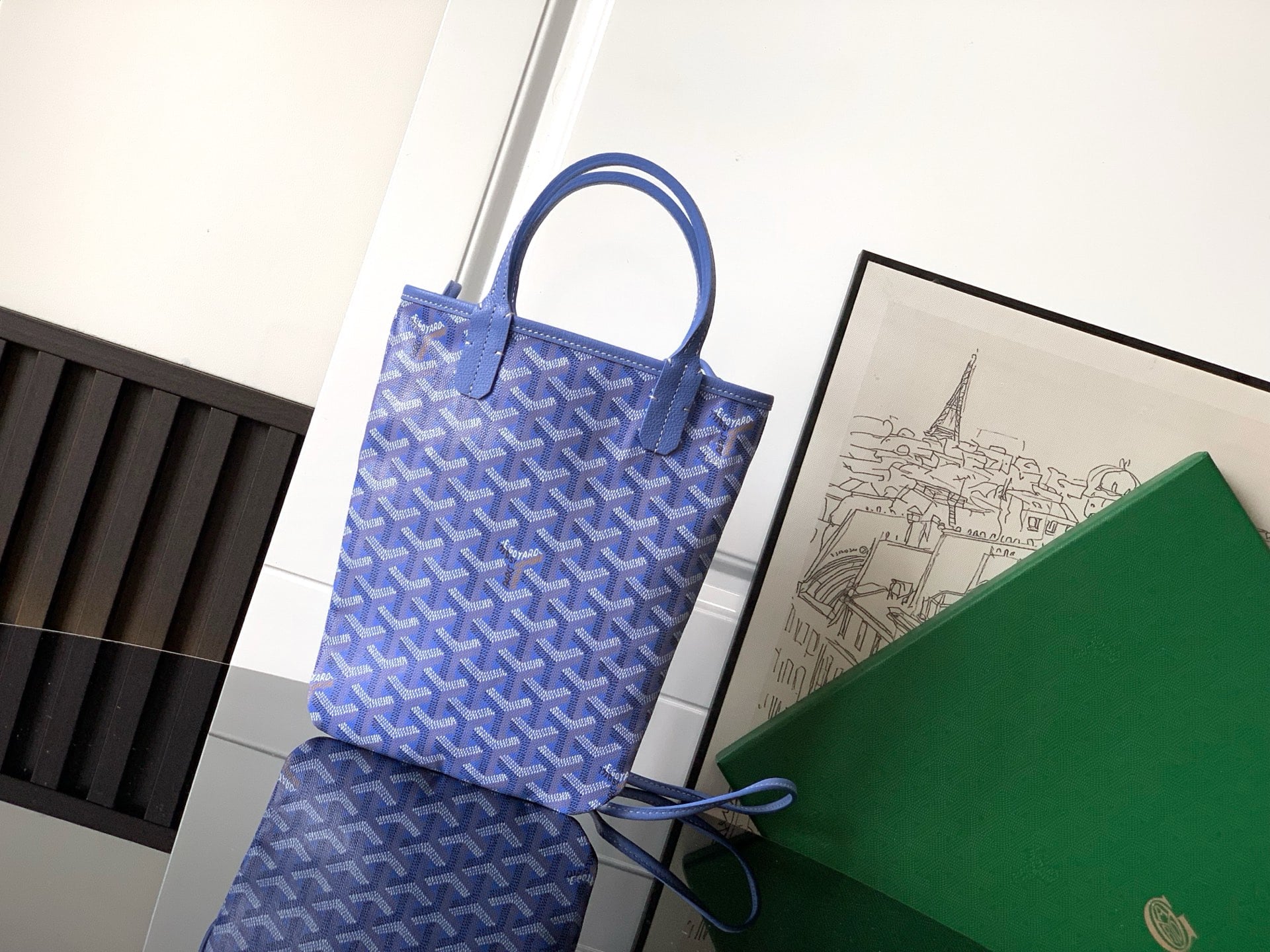 Anjou Mini - фиолетовый ирис Goyard 020157.A12