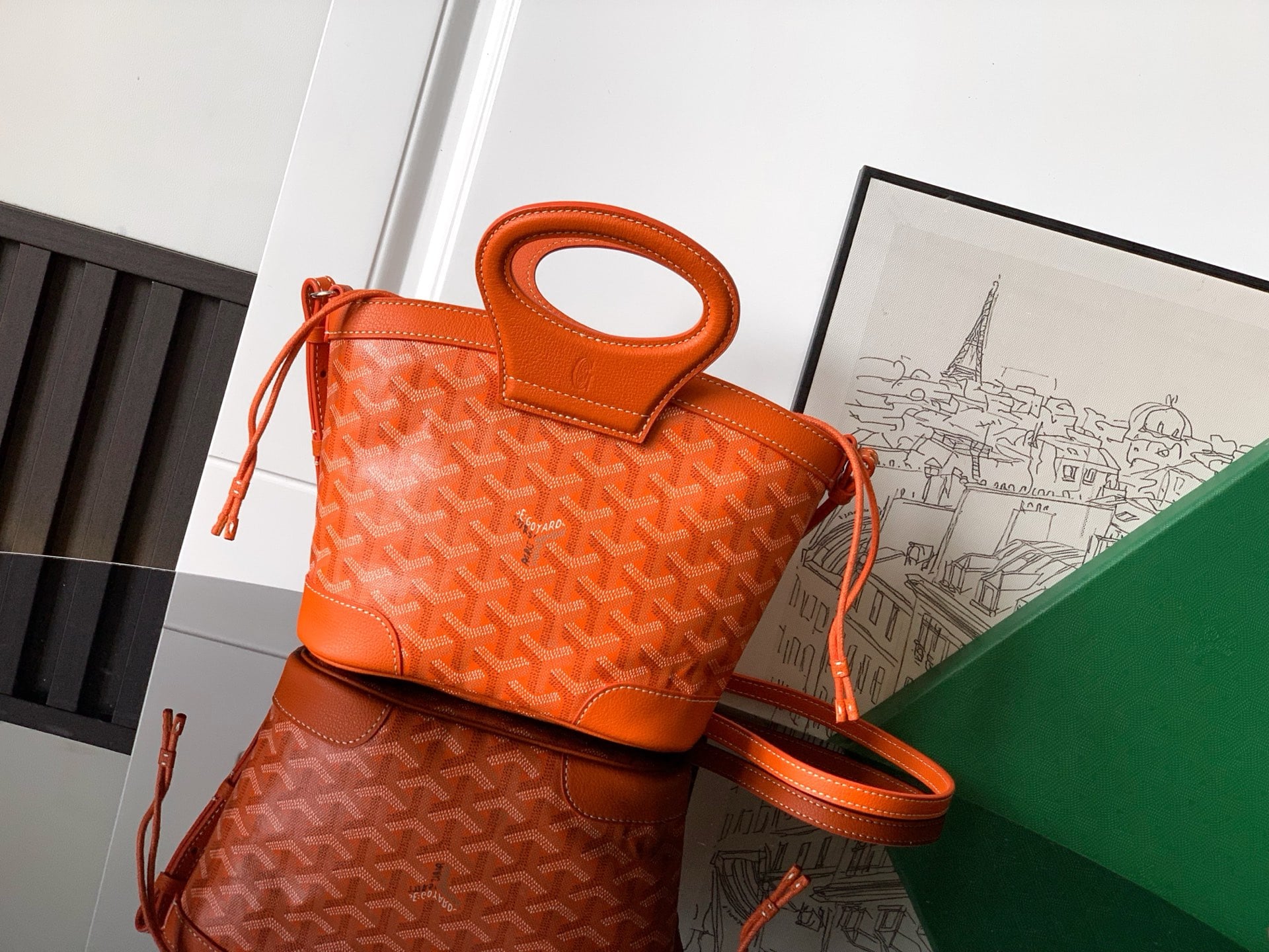 Beluga - оранжевый Goyard 8070.A9