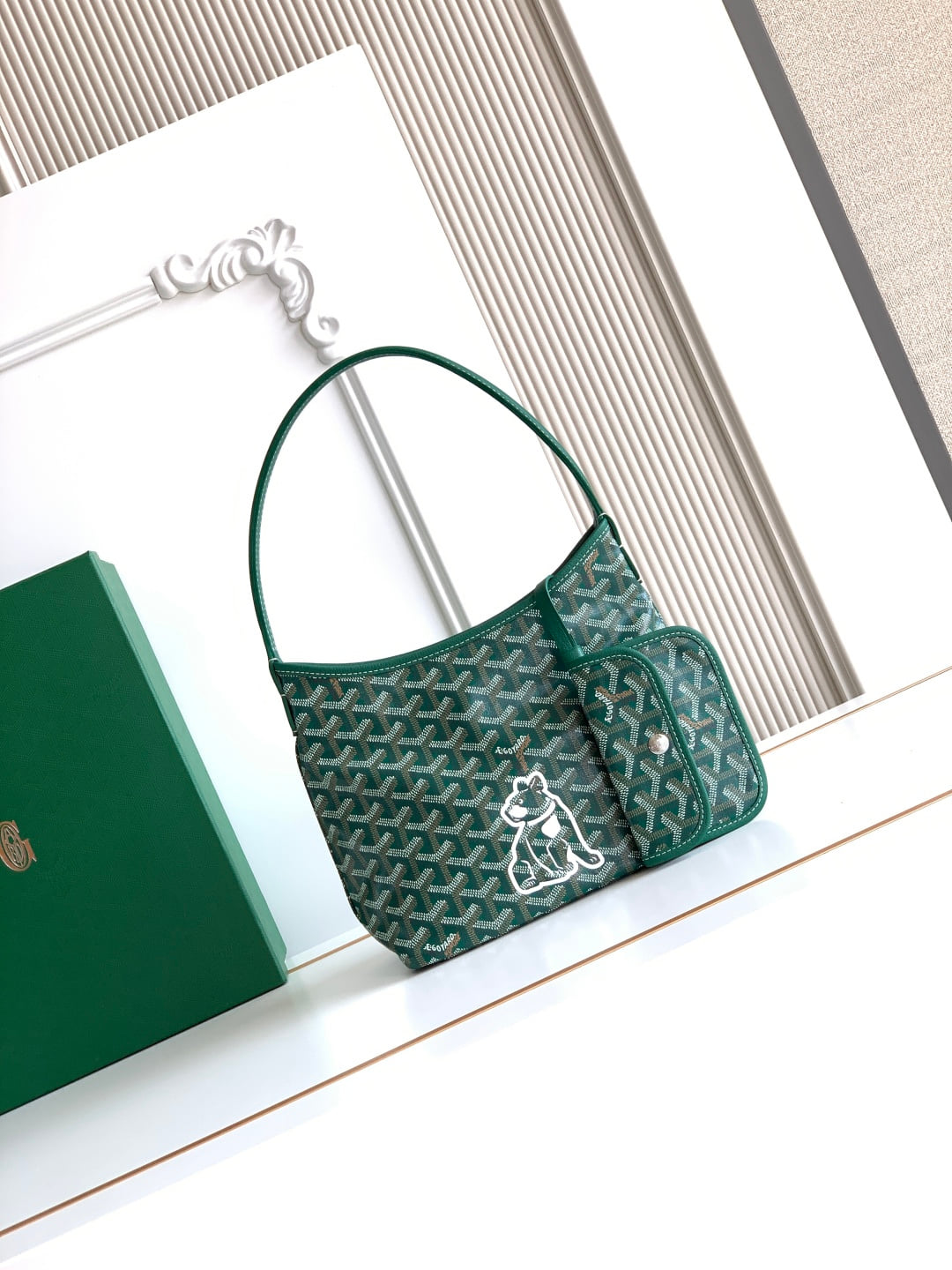 Bohème Hobo Mini - зеленый Goyard 020222.A10