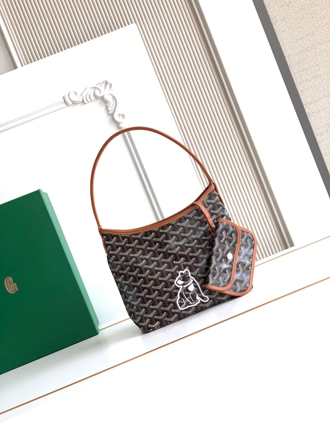 Bohème Hobo Mini - коричневый Goyard 5505.A2