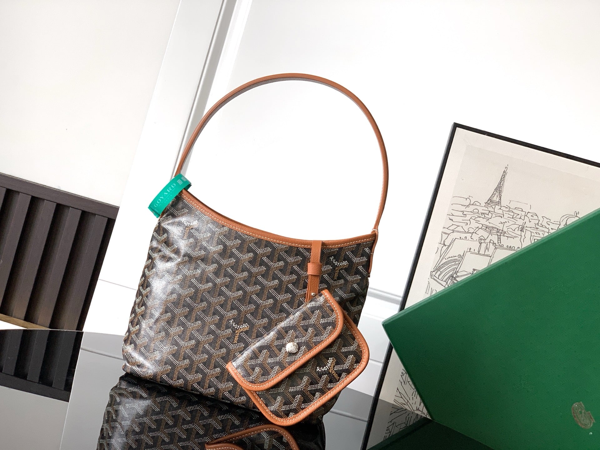 Bohème Hobo Mini - коричневый Goyard 020222.A12