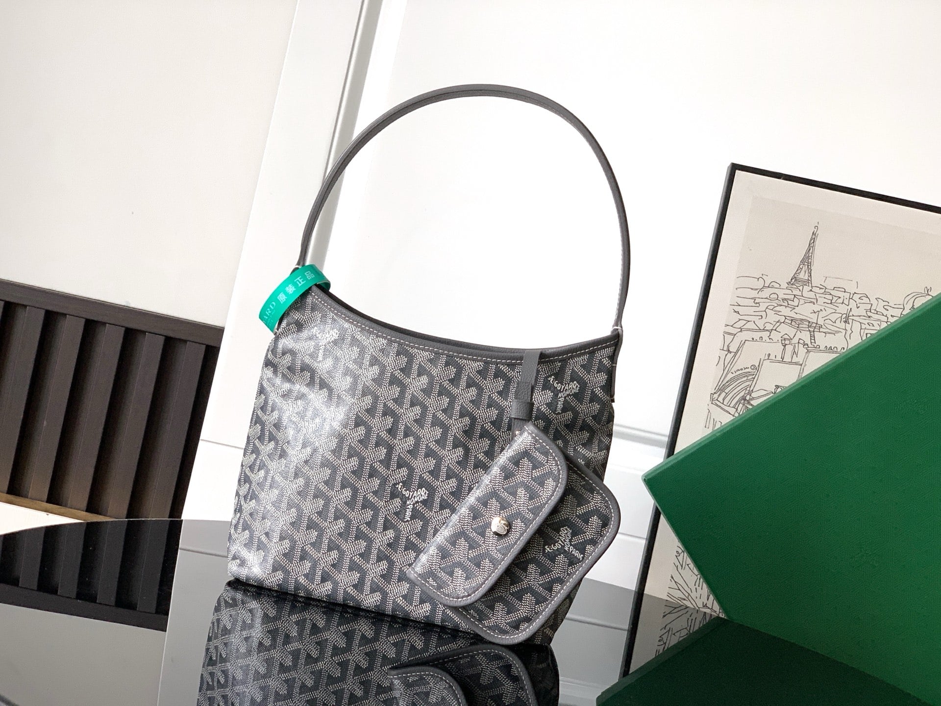 Bohème Hobo Mini - серый Goyard 020222.A16