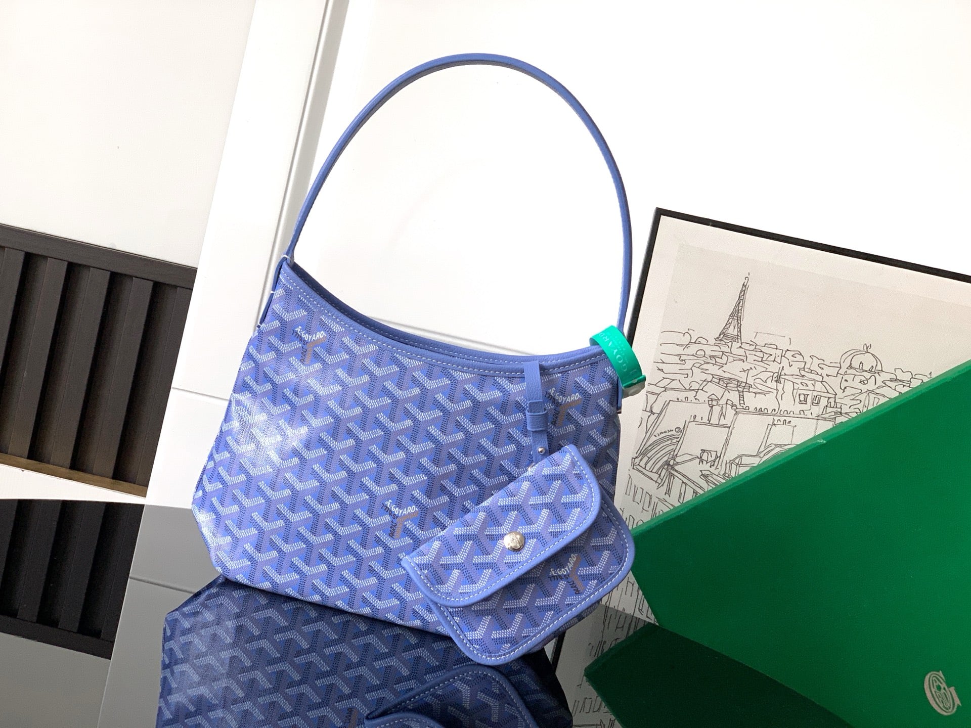 Bohème Hobo Mini - фиолетовый ирис Goyard 020222.A17