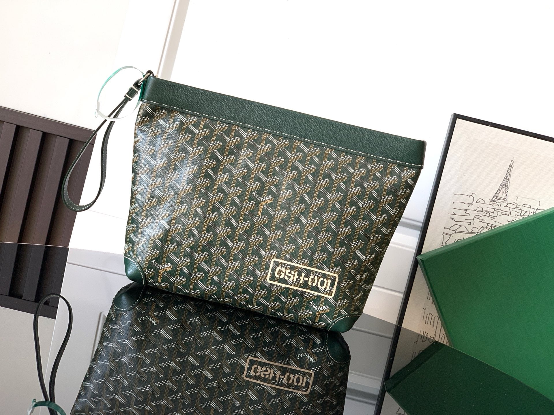 Conti - темно-зеленый Goyard 20803
