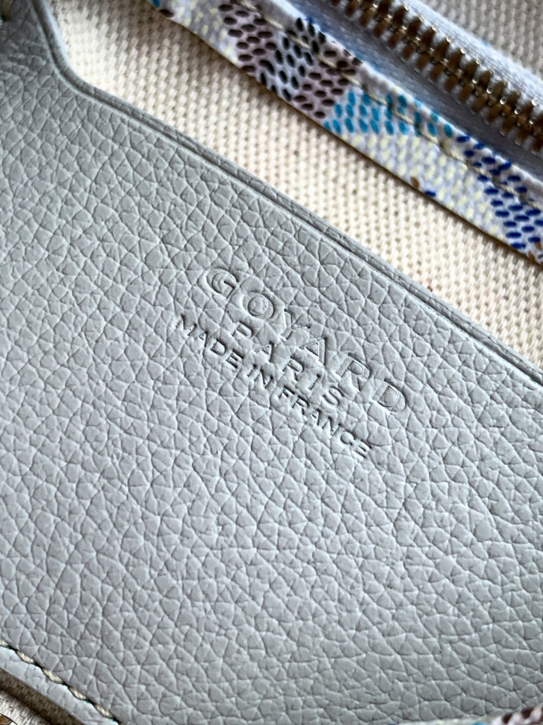 Plumet - голубой Goyard 5509.A1