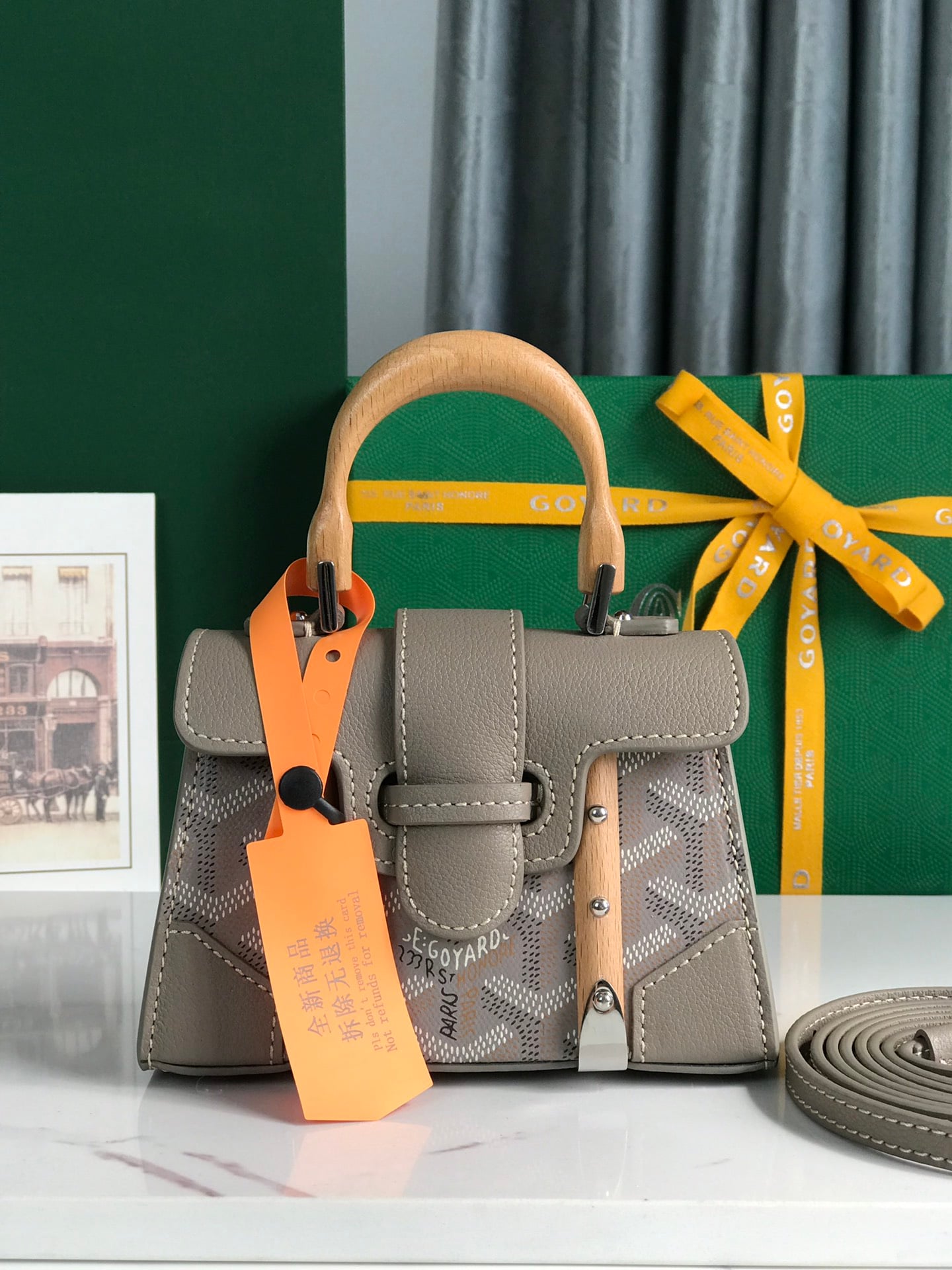 Saïgon Nano - серый Goyard 020165.A7