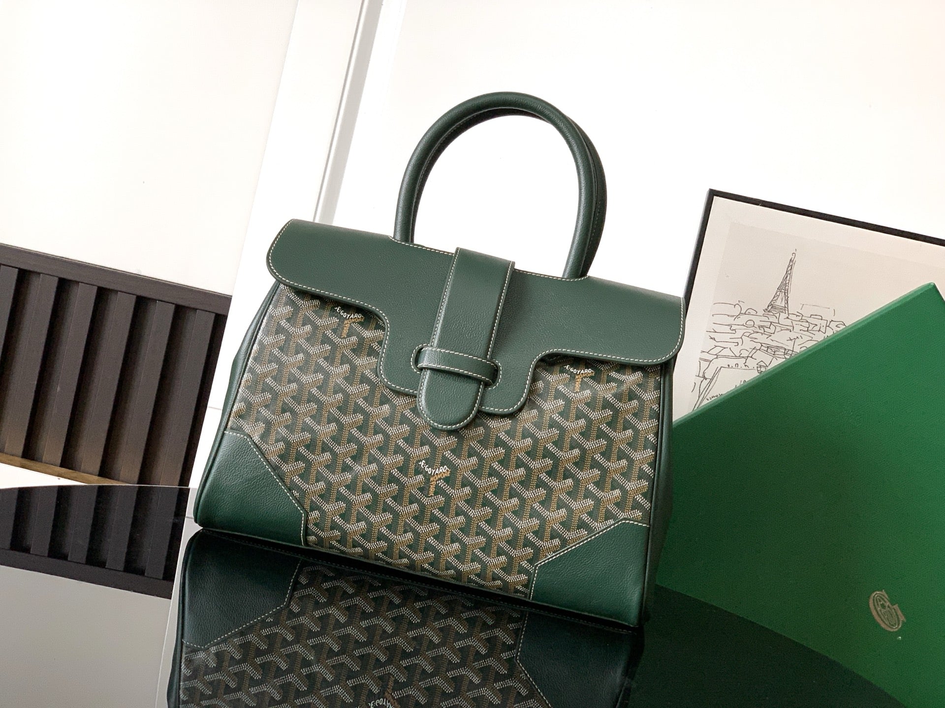 Saïgon Tote - темно-зеленый Goyard 020236.A2