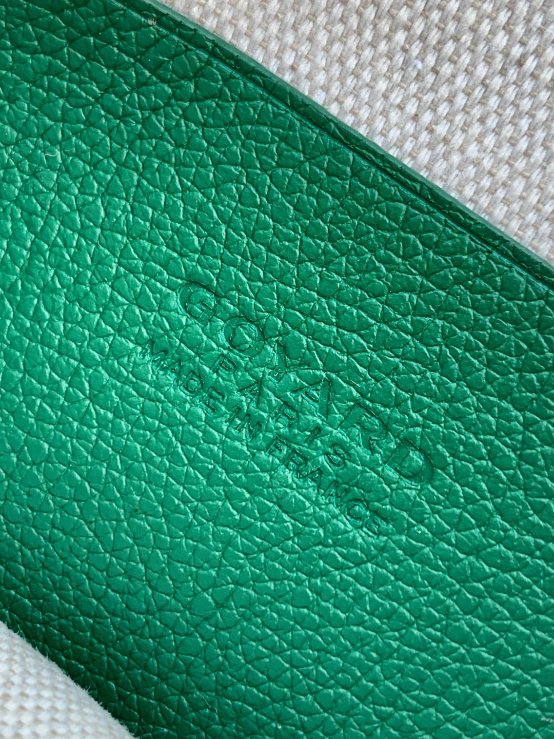 Saint Louis - зеленый Goyard 5509.A15