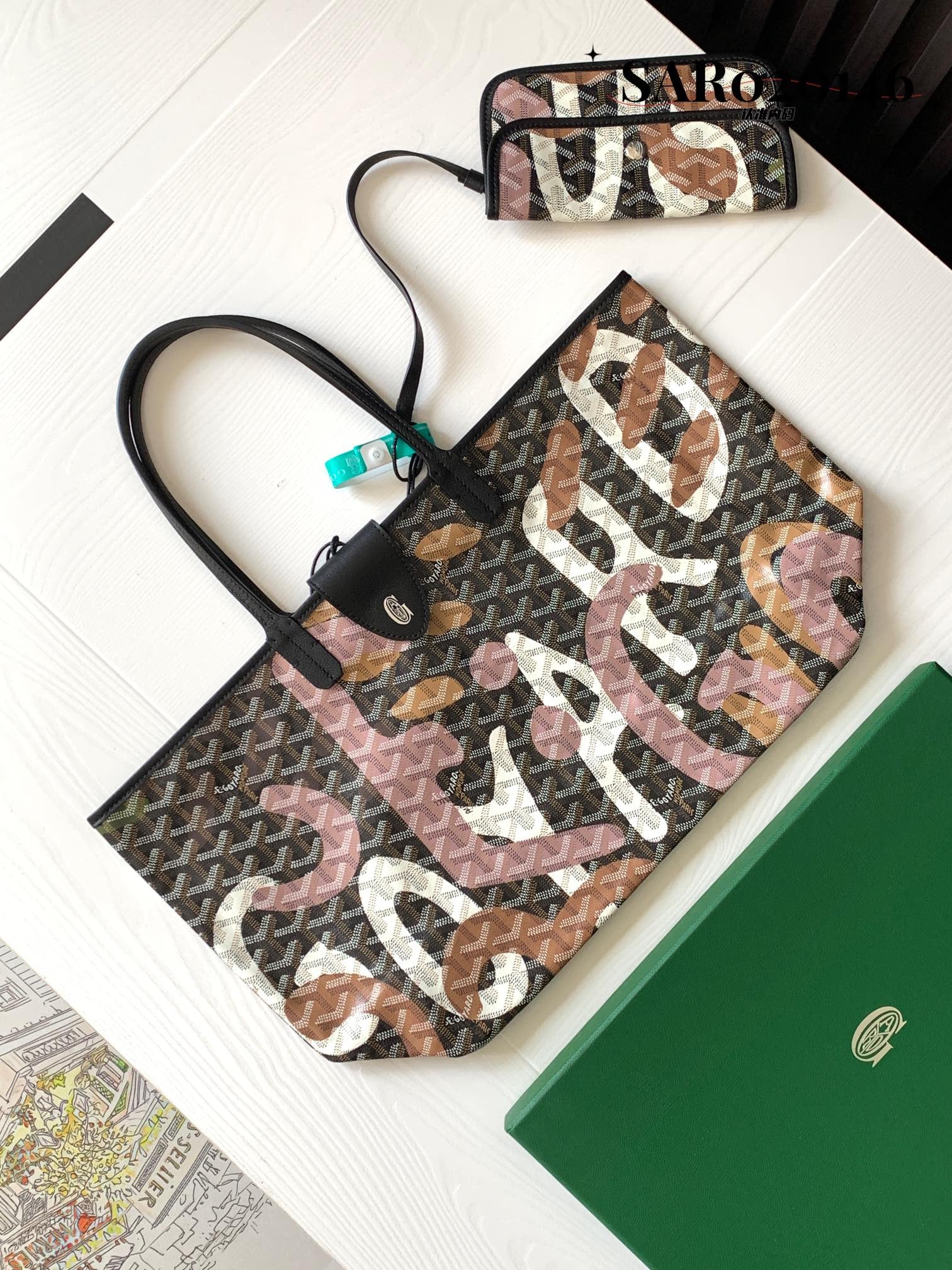 Saint Louis PM - зеленый Goyard 020146M.A12