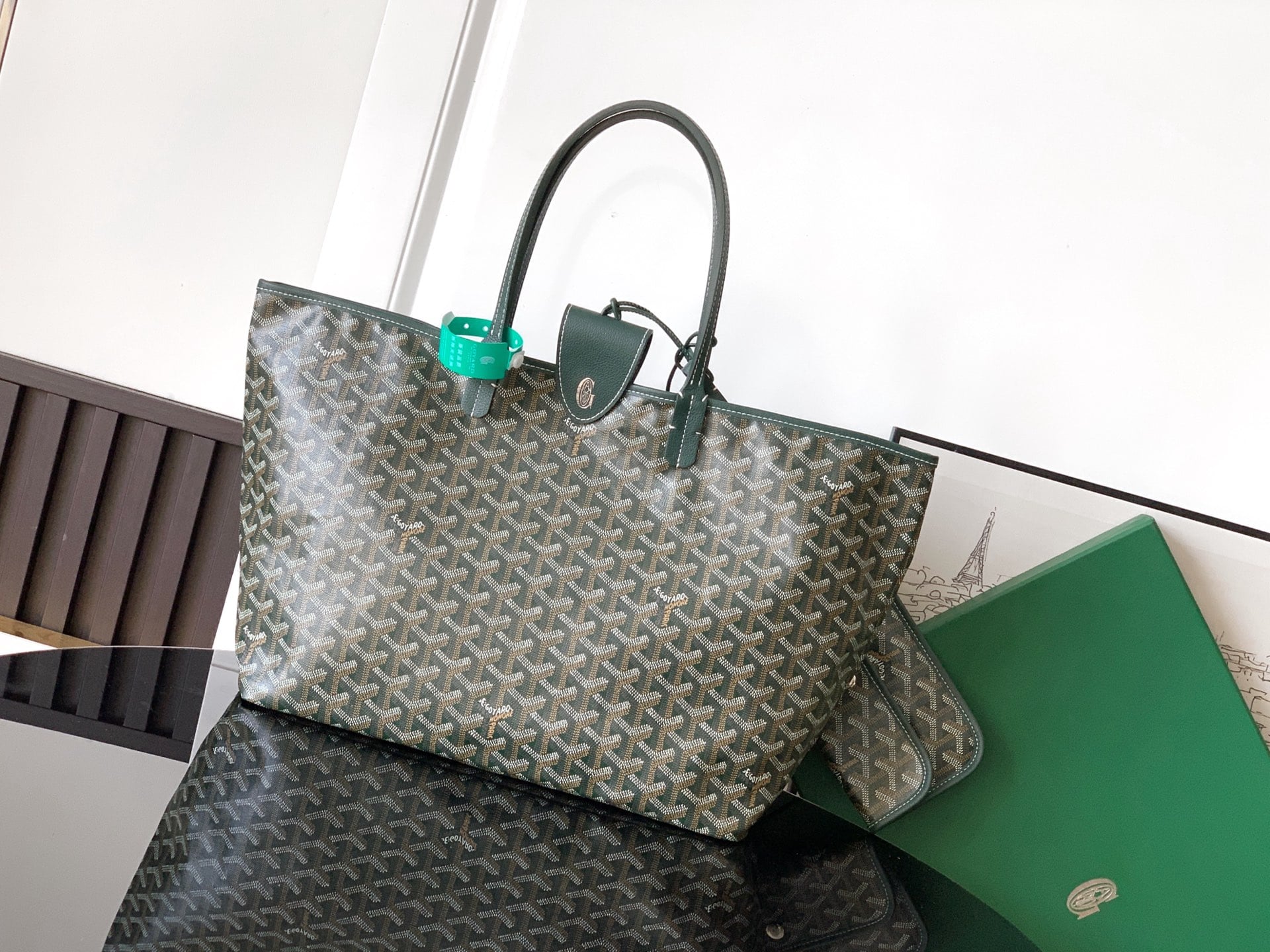 Saint Louis PM - темно-зеленый Goyard 020146M.A4