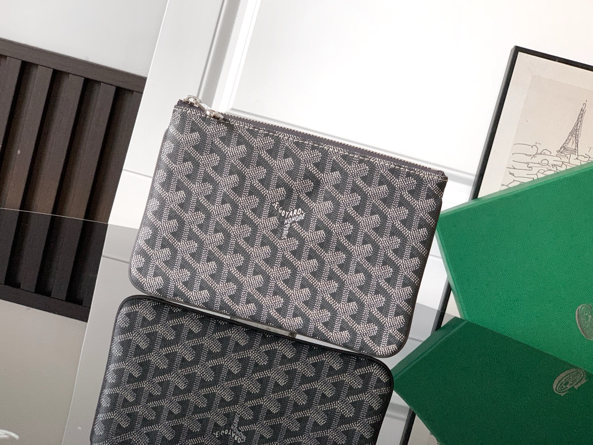 Sénat PM - серый Goyard 1061X.A10