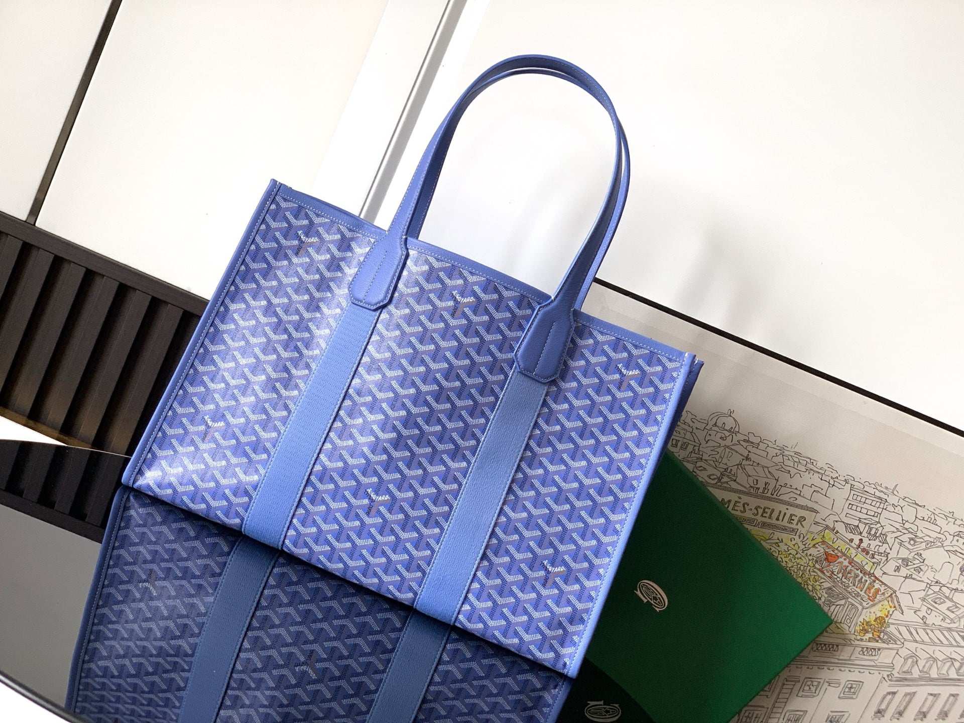 Villette GM - фиолетовый ирис Goyard 8061.A2