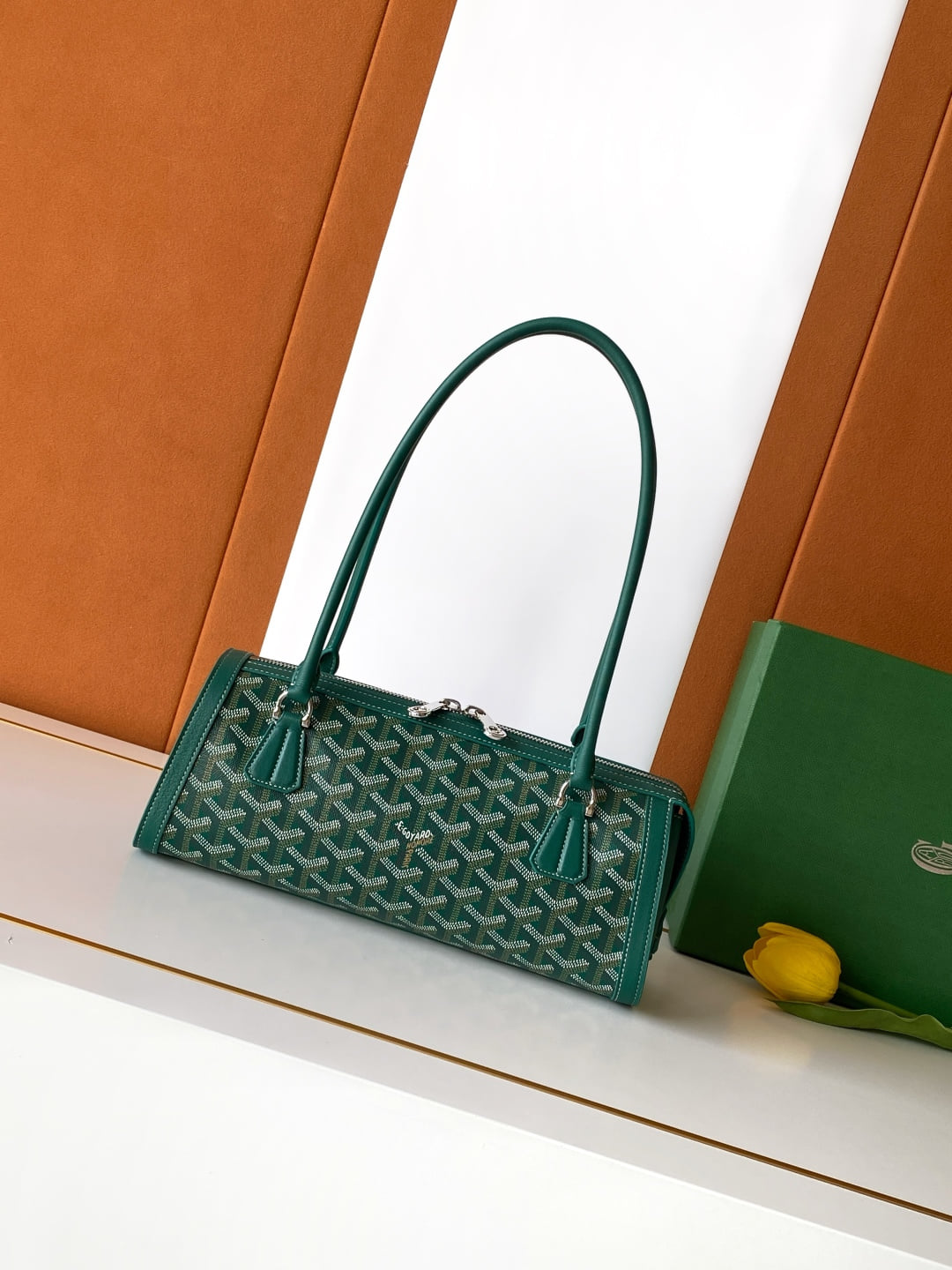 Vintage Baguette - зеленый Goyard 8039.A8