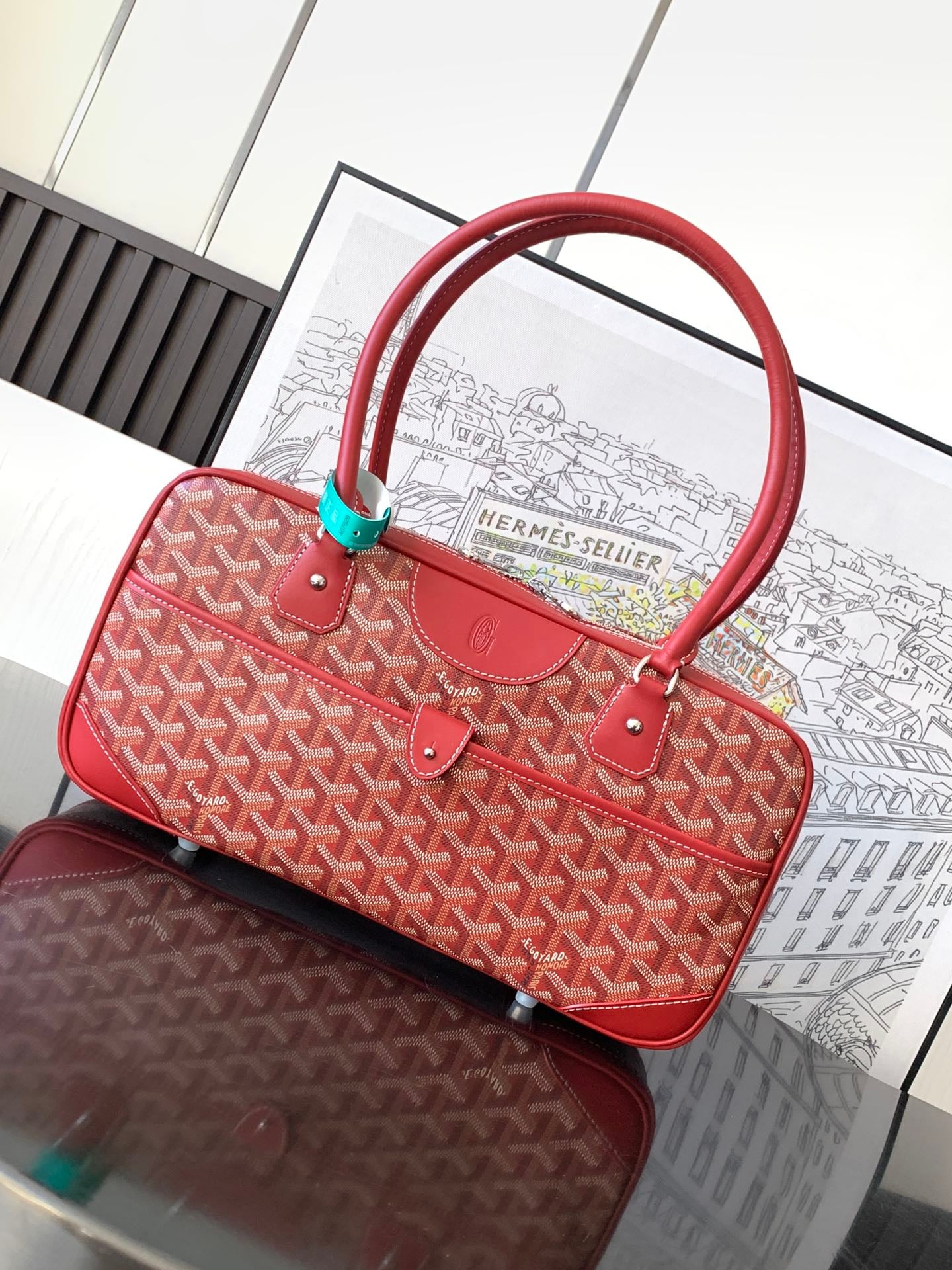Vintage Baguette - красный Goyard 8035.A9