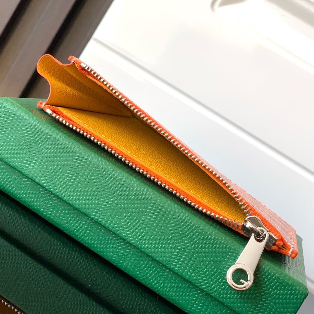 Bourbon Card Holder - оранжевый Goyard 3321.A12