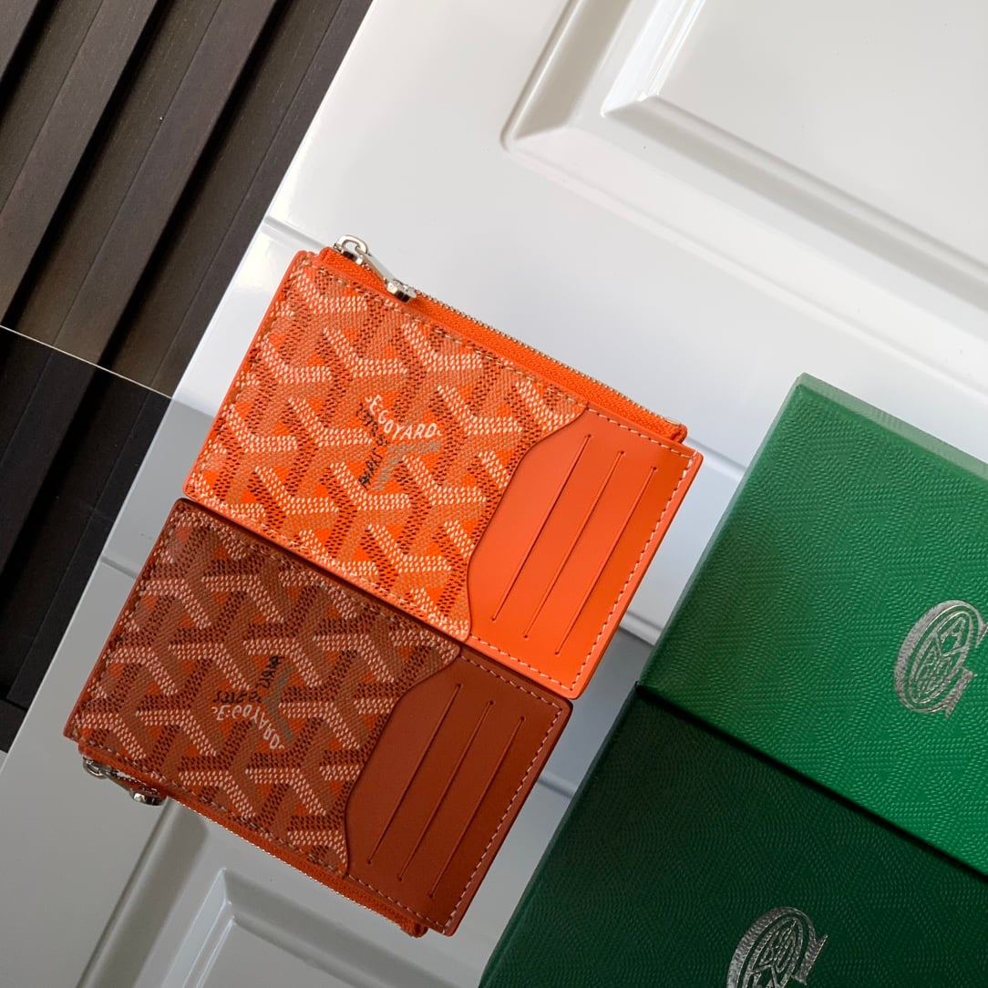 Bourbon Card Holder - оранжевый Goyard 3321.A12