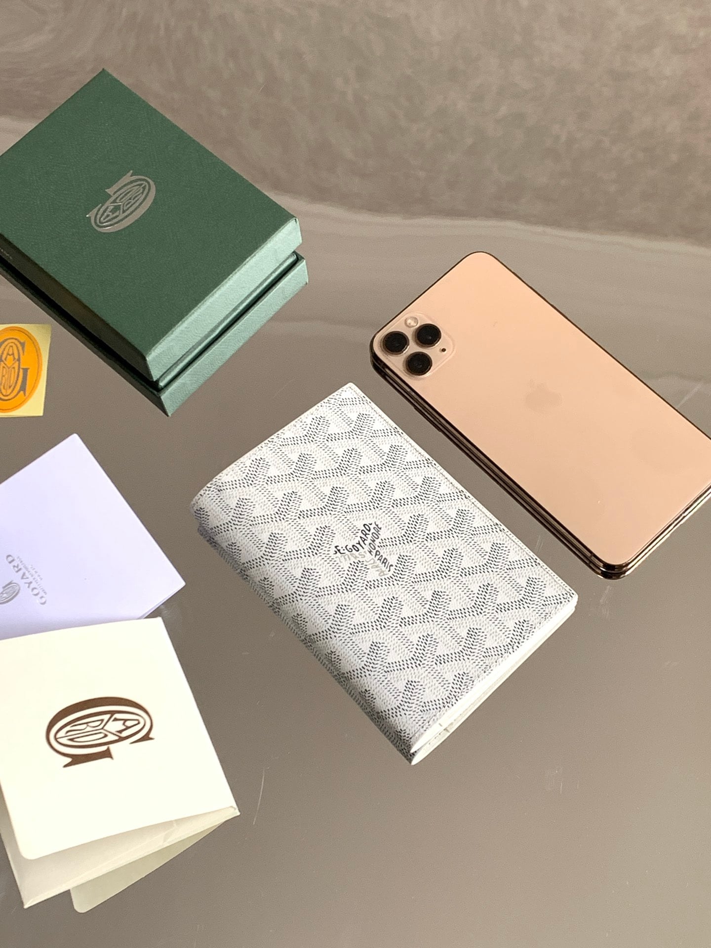 Grenelle Passport Holder - белый Goyard 7706.A9