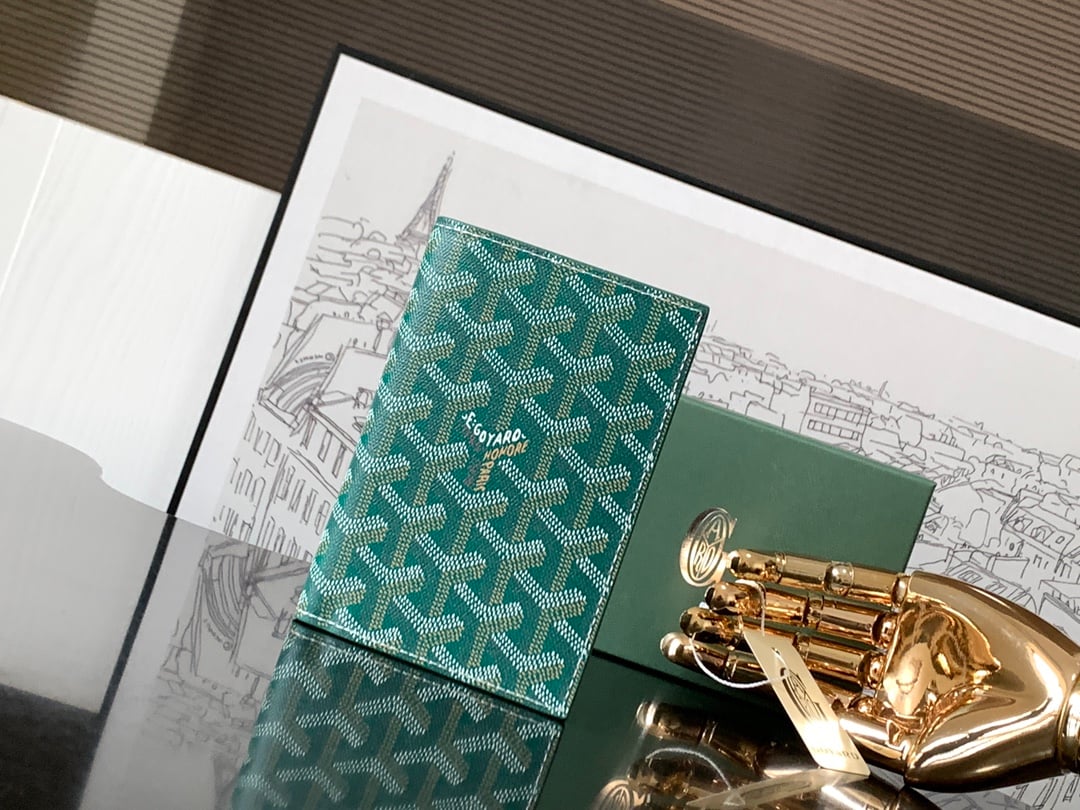 Grenelle Passport Holder - зеленый Goyard 7706.A11