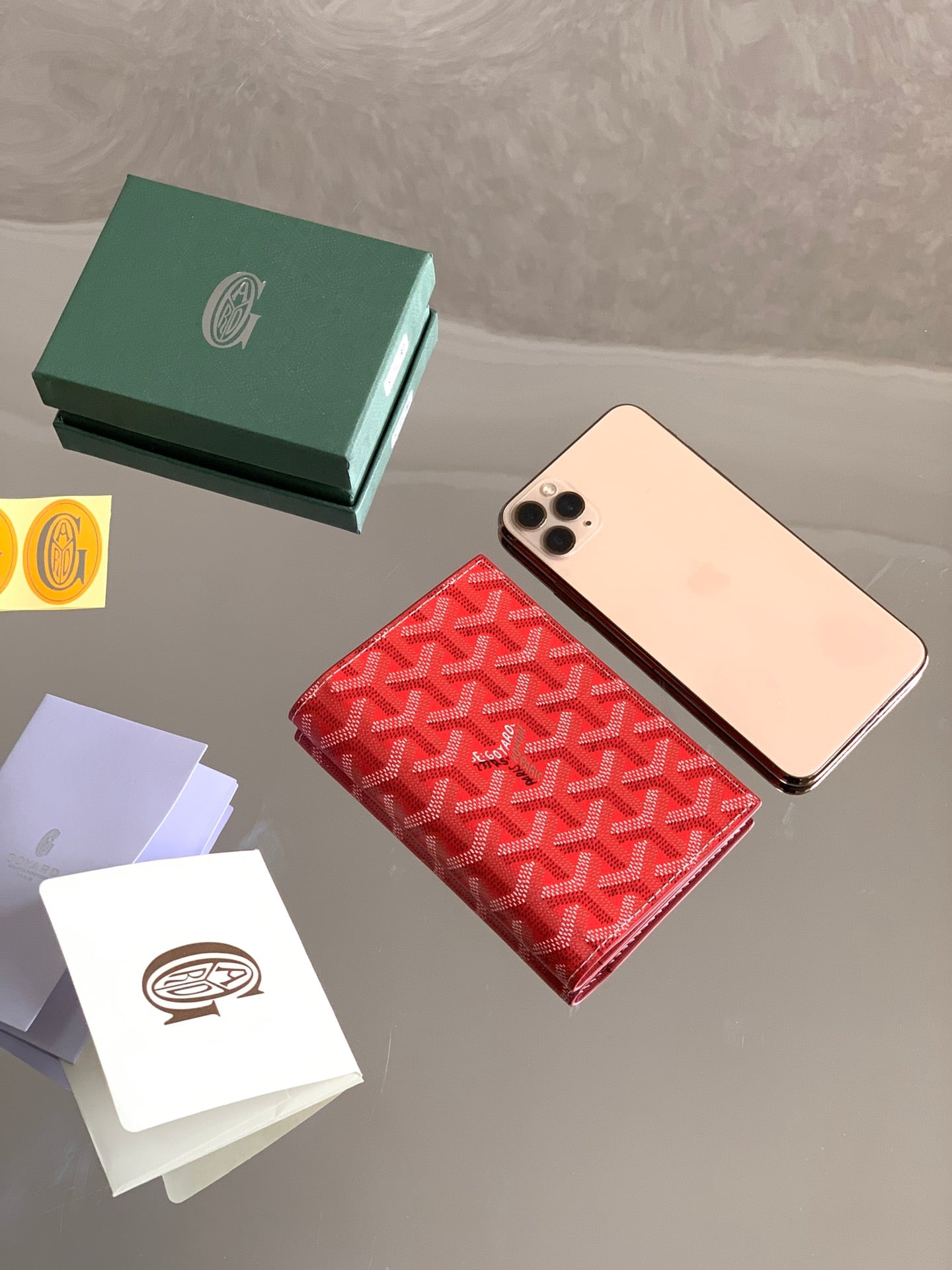 Grenelle Passport Holder - красный Goyard 7706.A12