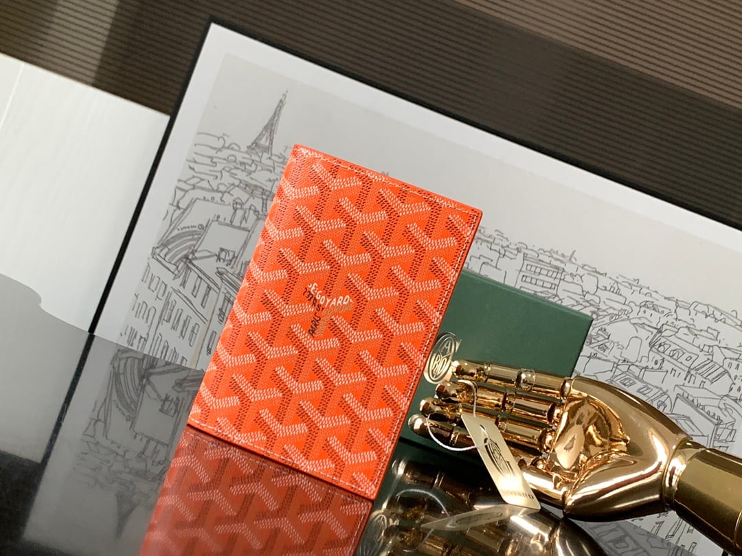 Grenelle Passport Holder - оранжевый Goyard 7706.A13