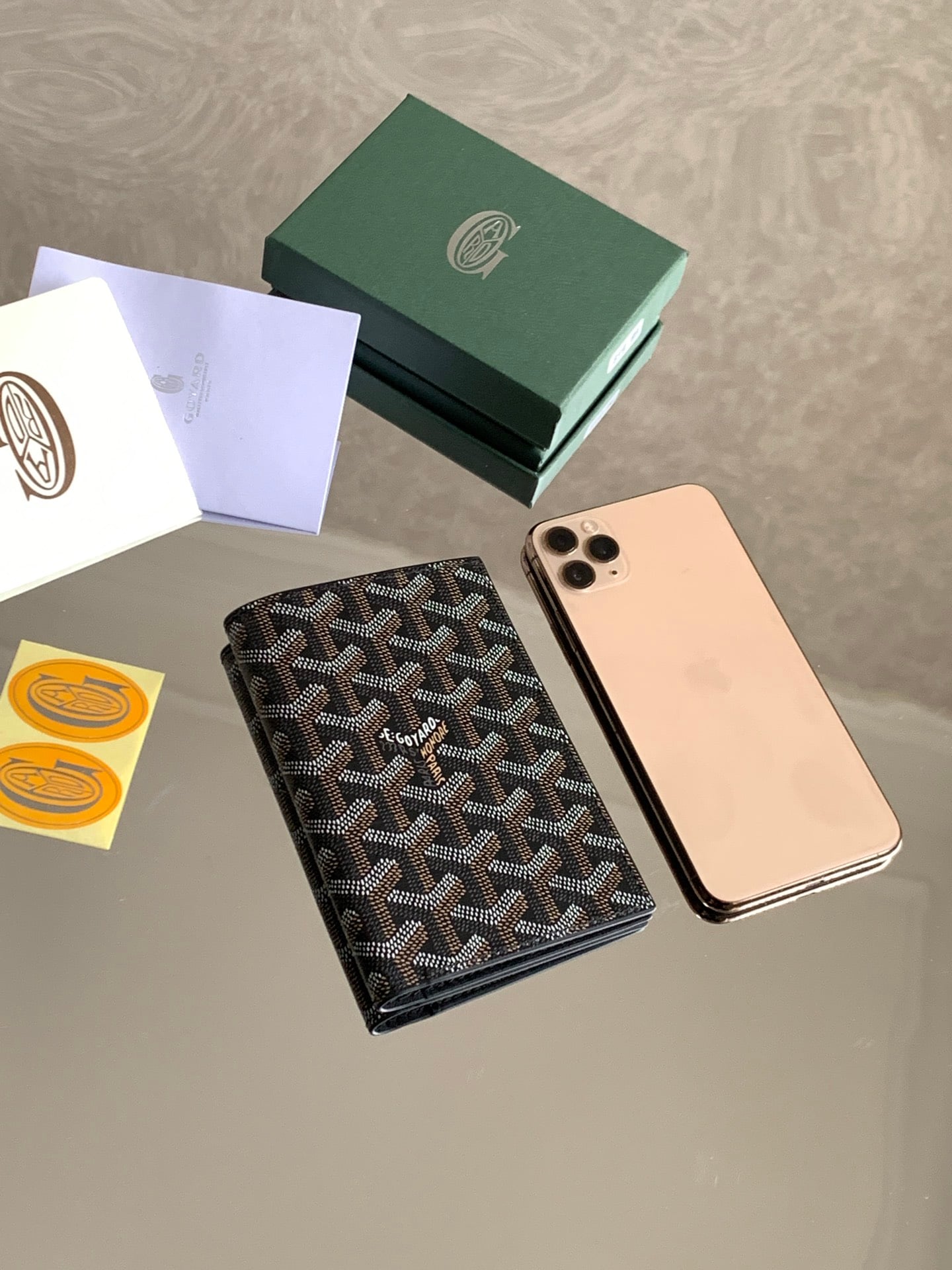 Grenelle Passport Holder - черный Goyard 7706.A15