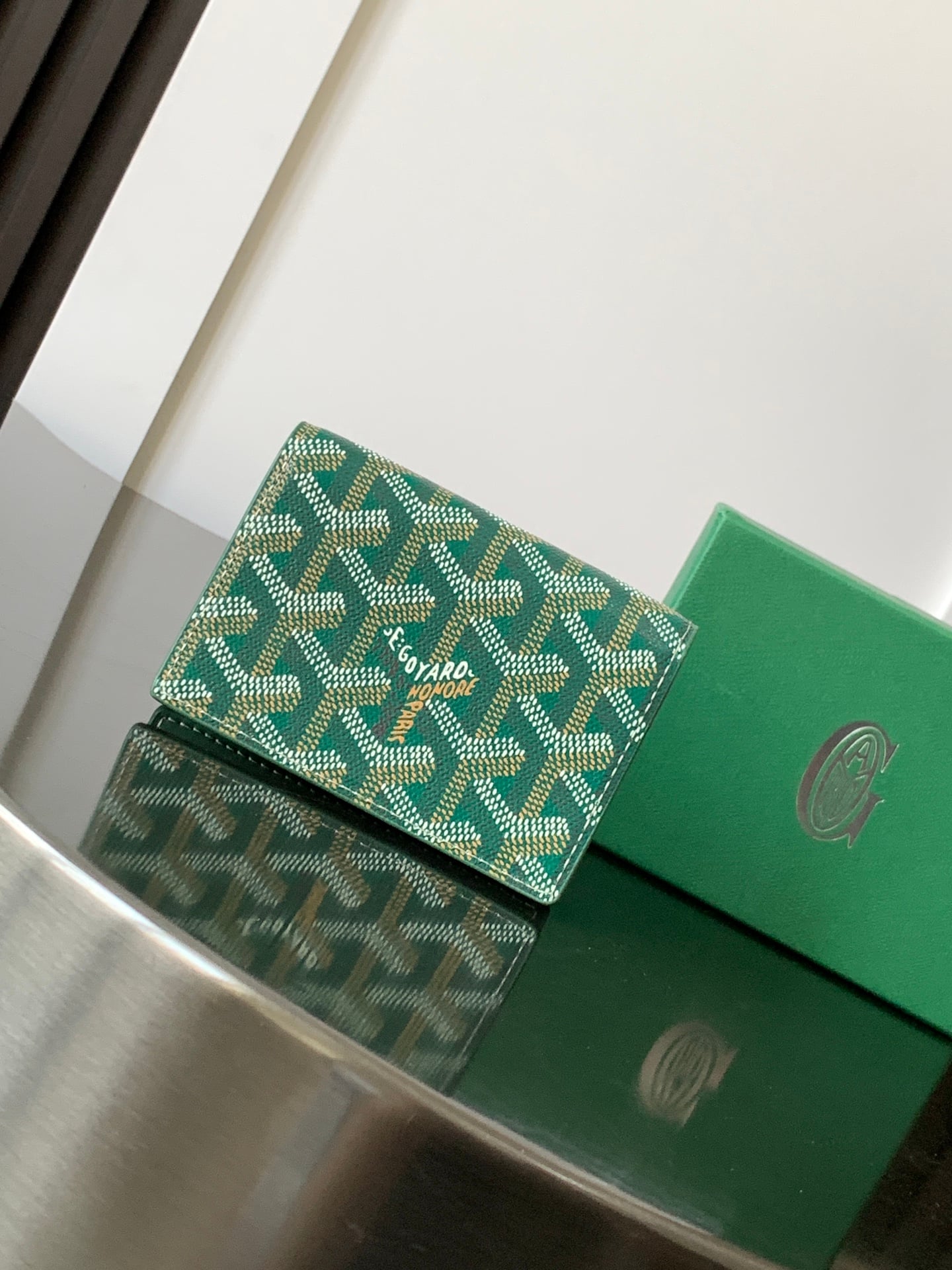 Malesherbes Card Holder - зеленый Goyard 3307.A7