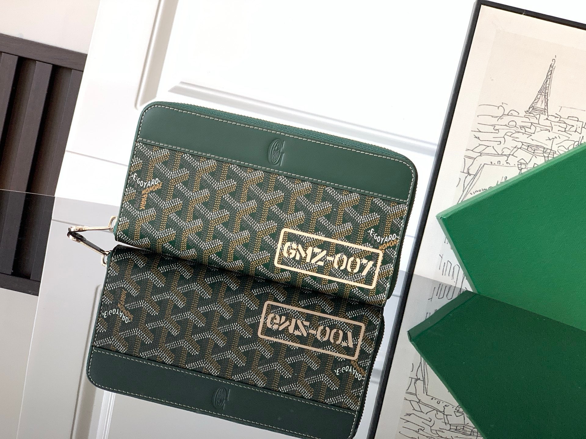 Matignon Wallet - темно-зеленый Goyard 3304-1.A11