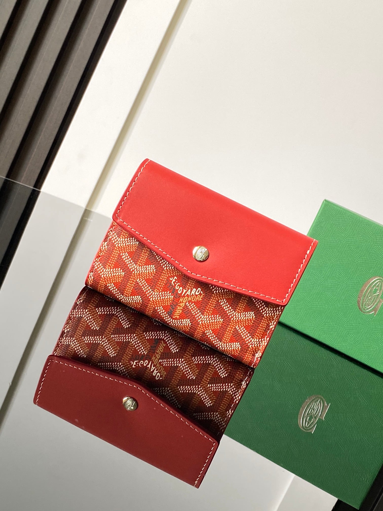 Saint-Gabriel Wallet - красный Goyard 3319.A10