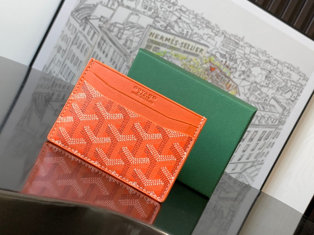 Saint-Sulpice Card Holder - оранжевый Goyard 7701.A12