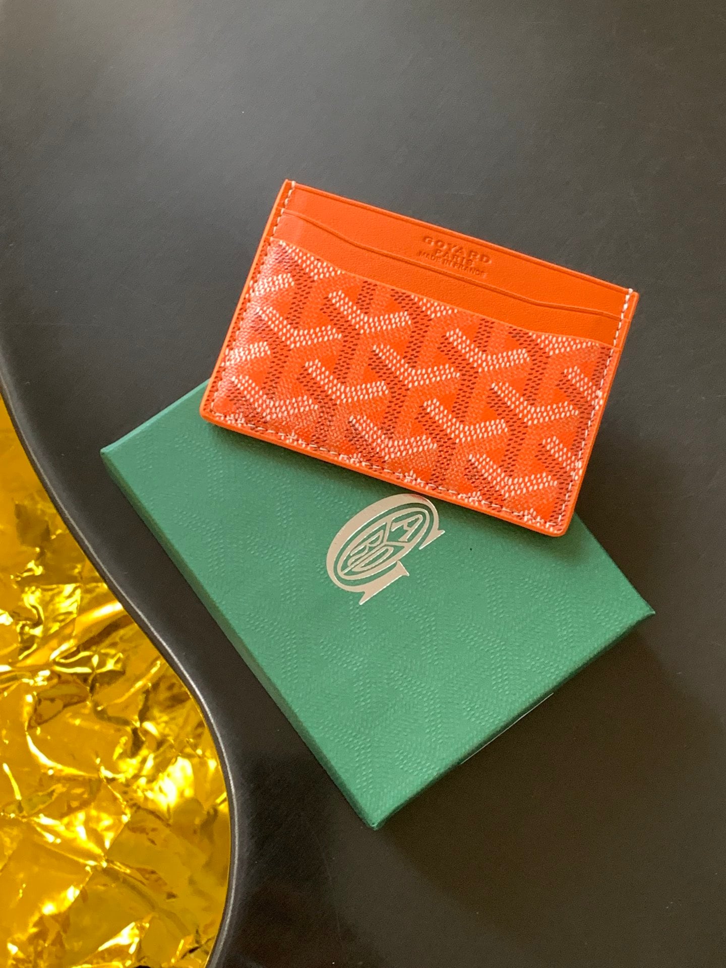 Saint-Sulpice Card Holder - оранжевый Goyard 7701.A12