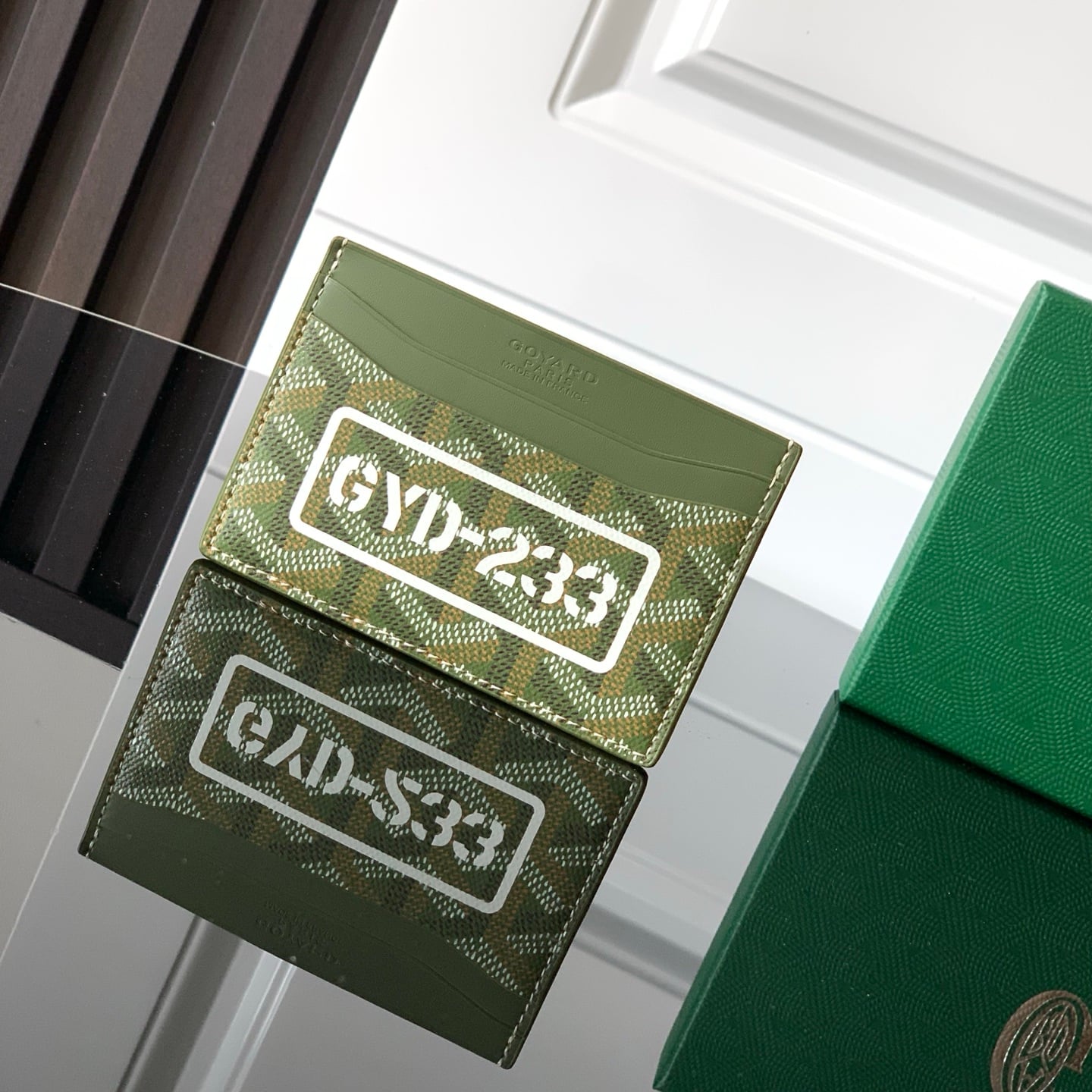 Saint-Sulpice Card Holder - хаки Goyard 3301.A8