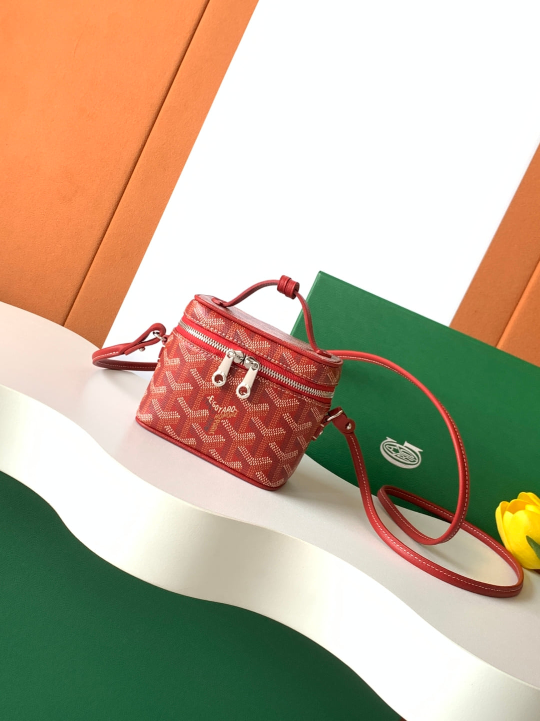 Cosmetic Case - красный Goyard 9805.A7