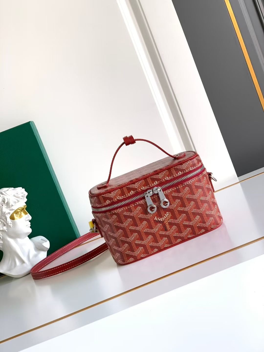 Cosmetic Case - красный Goyard 9806.A9