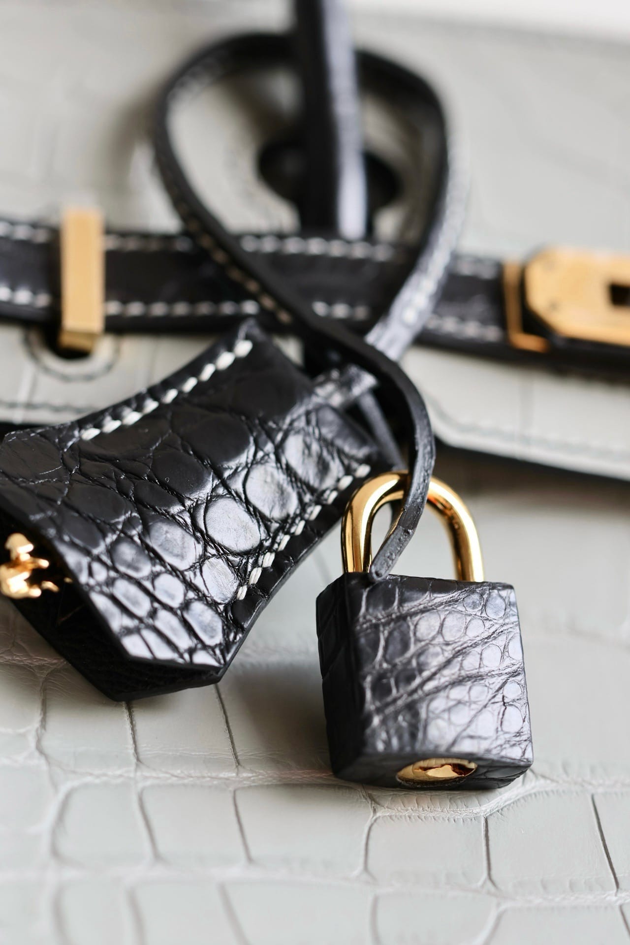 Birkin Croco Hermes 80/ck89