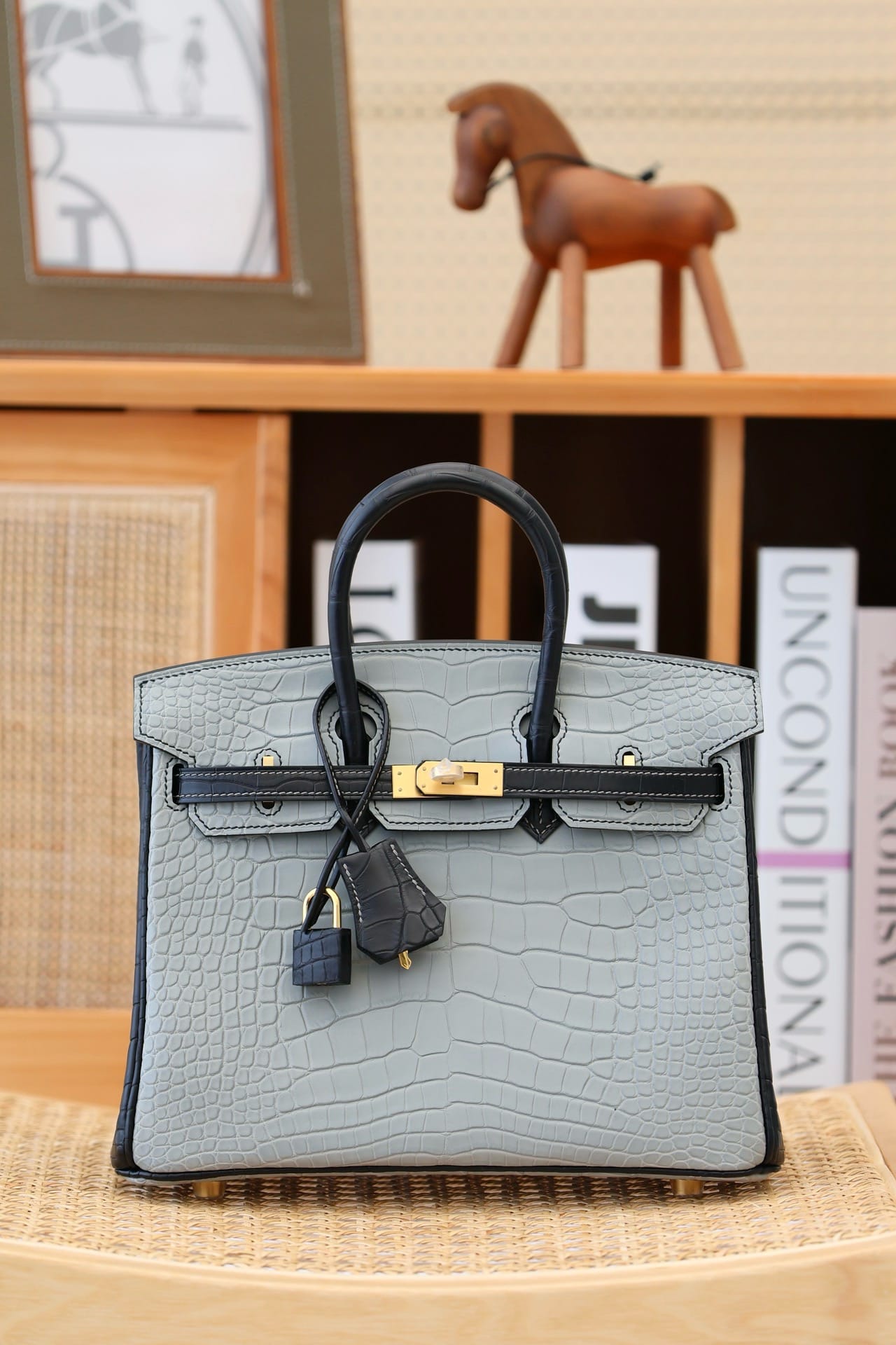 Birkin Croco Hermes 80/ck89