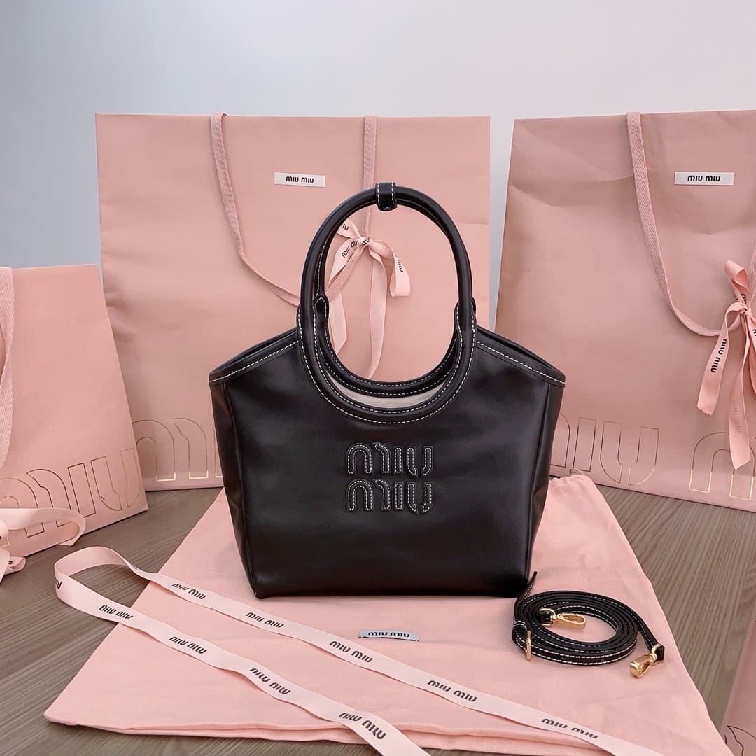 Ivy lather tote bag Miu Miu 5BG288