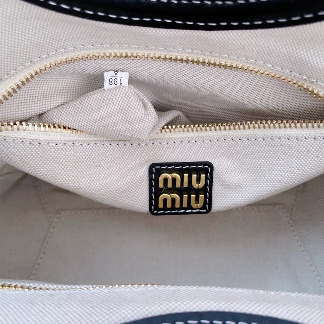 Ivy lather tote bag Miu Miu 5BG288