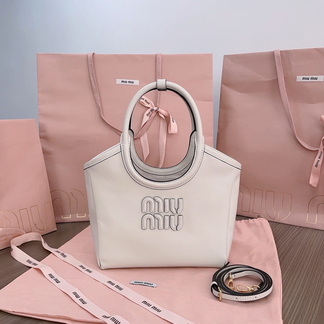 Ivy lather tote bag Miu Miu 5BG288.2