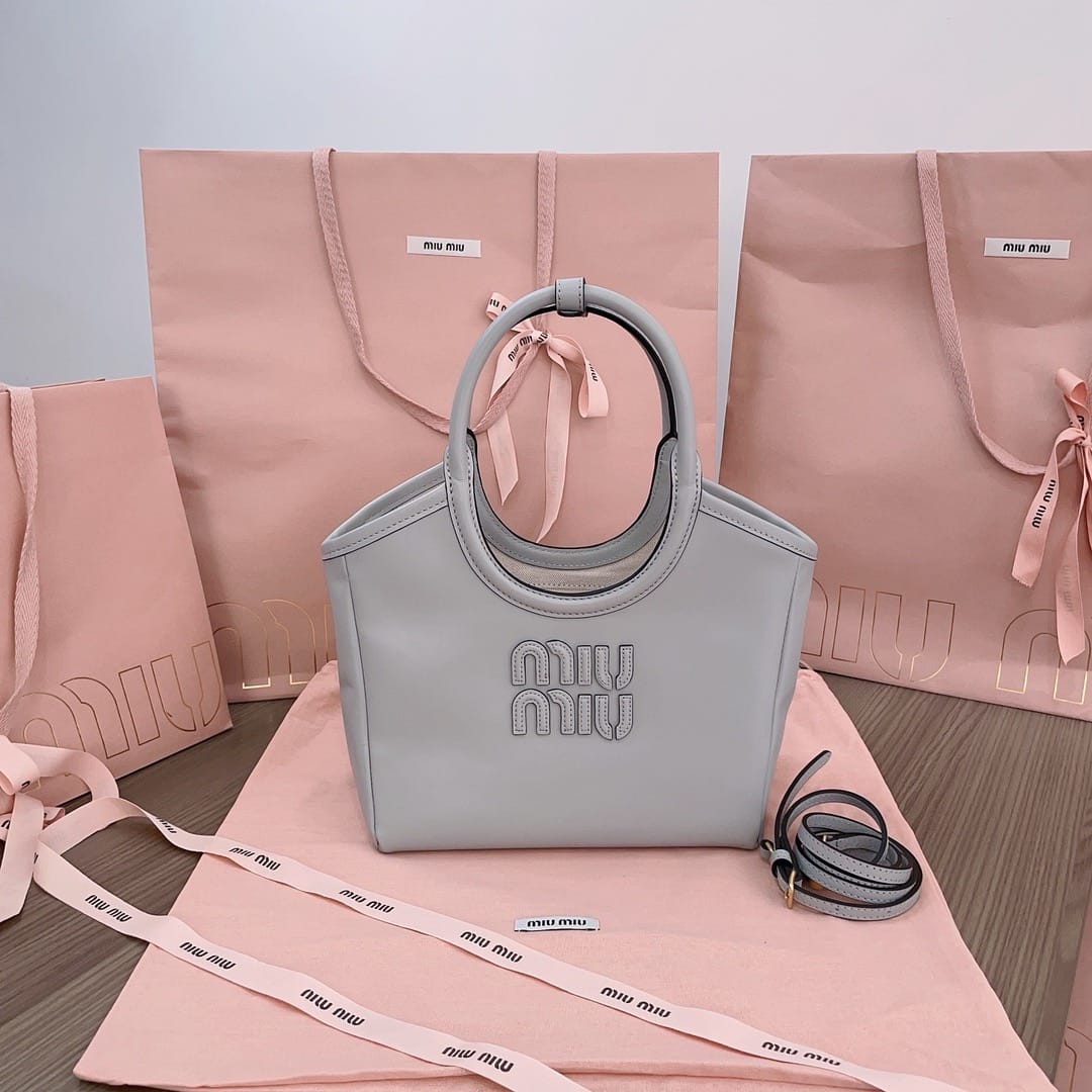 Ivy lather tote bag Miu Miu 5BG288.3