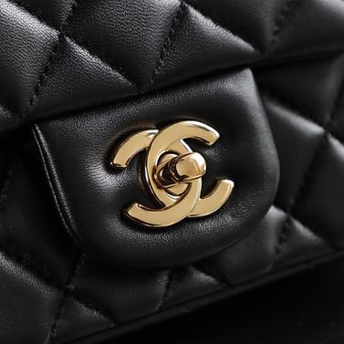 Classic Flap Gold 17cm Chanel 1115.3