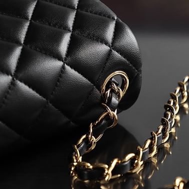 Classic Flap Gold 17cm Chanel 1115.3